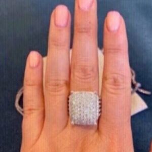 David Yurman Silver Sparkle Ring sz7